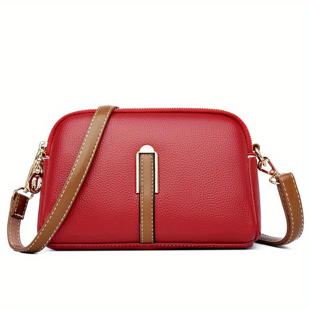 Bolso bandolera con relieve Mila Litchi