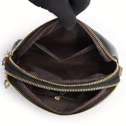 Bolso bandolera con relieve Mila Litchi