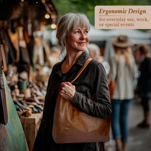 Bolso de hombro vintage con dije de Aurora