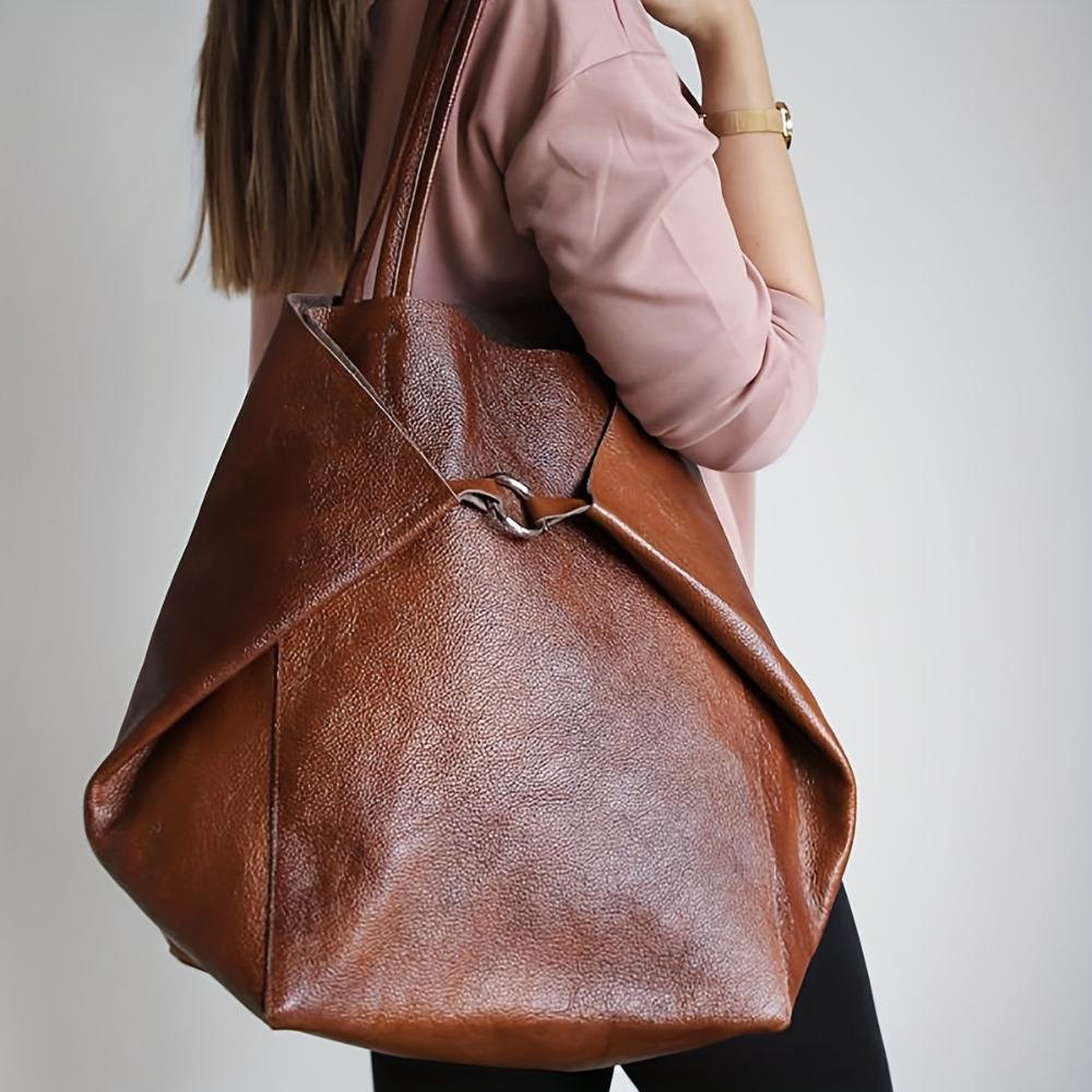 Suavidad retro de Renée | Bolso tote de gran capacidad