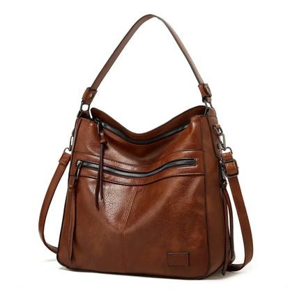 Charm vintage de Muriel | Bolso de hombro de piel