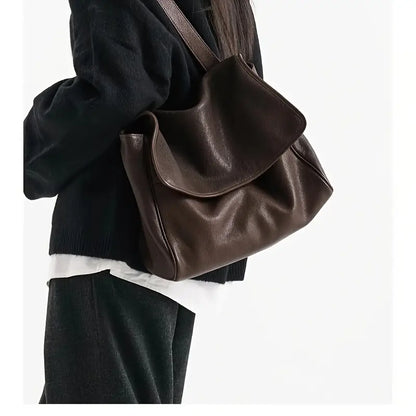 Bolso de mano de piel suave